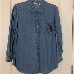 J Jill denim top
